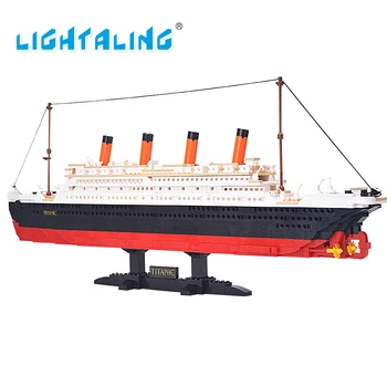 LIGHTALING 1021PCS Building Blocks Toy Cruise RMS Titanic Ship Boat 3d Model Educational Toy With Led Light Set In Original Box
LIGHTALING 1021PCS Building Blocks Toy Cruise RMS Titanic Ship Boat 3d Model Educational Toy With Led Light Set In Original Box