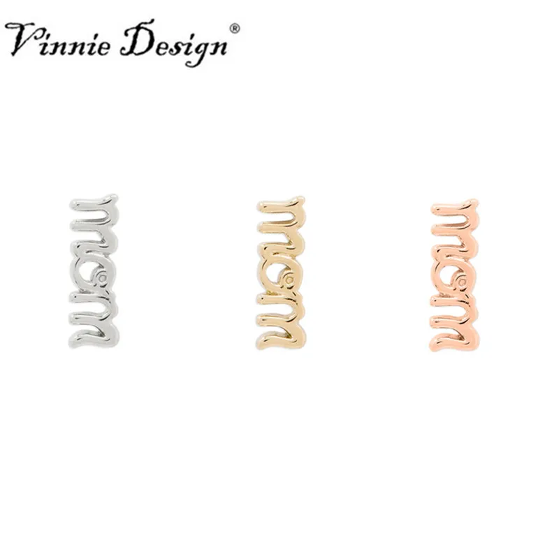 Vinnie Design Jewelry Mom Slide Charms fit on Keeper Bracelet Keys for Wrap Bracelets as Women Mother's Gift 10pcs/lot
Vinnie Design Jewelry Mom Slide Charms fit on Keeper Bracelet Keys for Wrap Bracelets as Women Mother's Gift 10pcs/lot