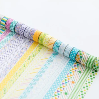 4 Pcs/pack Cute Mini Basic Rainbow Color Paper Washi Tape Decoration Masking Tape Label Stickers Scrapbooking Stationery 
4 Pcs/pack Cute Mini Basic Rainbow Color Paper Washi Tape Decoration Masking Tape Label Stickers Scrapbooking Stationery