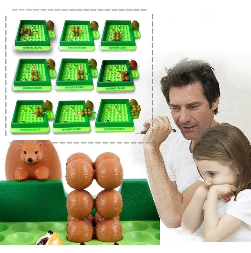 Creative Maze Toy Room Escape Scroll Intelligent Hedgehog Puzzle 4