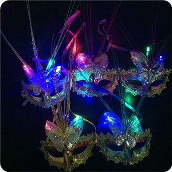 Feather masks Halloween fancy dress party LED the rain mask Christmas holiday supplies props
Feather masks Halloween fancy dress party LED the rain mask Christmas holiday supplies props