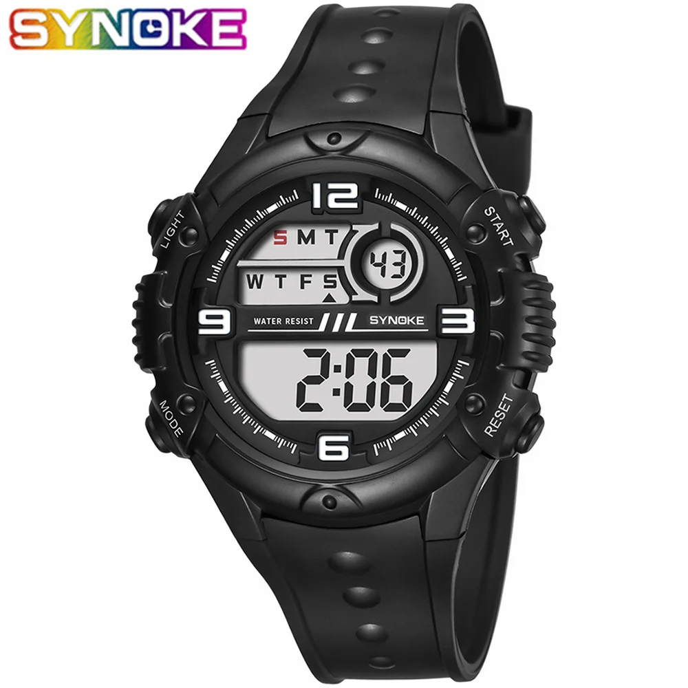 SYNOKE Men's Watch Sport Watch LED Digital 50M Waterproof Casual Wristwatch S Shock Male Clock Relogios Masculino Watches Man
SYNOKE Men's Watch Sport Watch LED Digital 50M Waterproof Casual Wristwatch S Shock Male Clock Relogios Masculino Watches Man