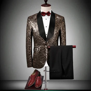 Men Suits For Wedding 2018 Luxury Brand Black Shawl Collar Gold Tuxedo Jacket Designer Prom Suits Latest Coat Pant Designs 86680
Men Suits For Wedding 2018 Luxury Brand Black Shawl Collar Gold Tuxedo Jacket Designer Prom Suits Latest Coat Pant Designs 86680
