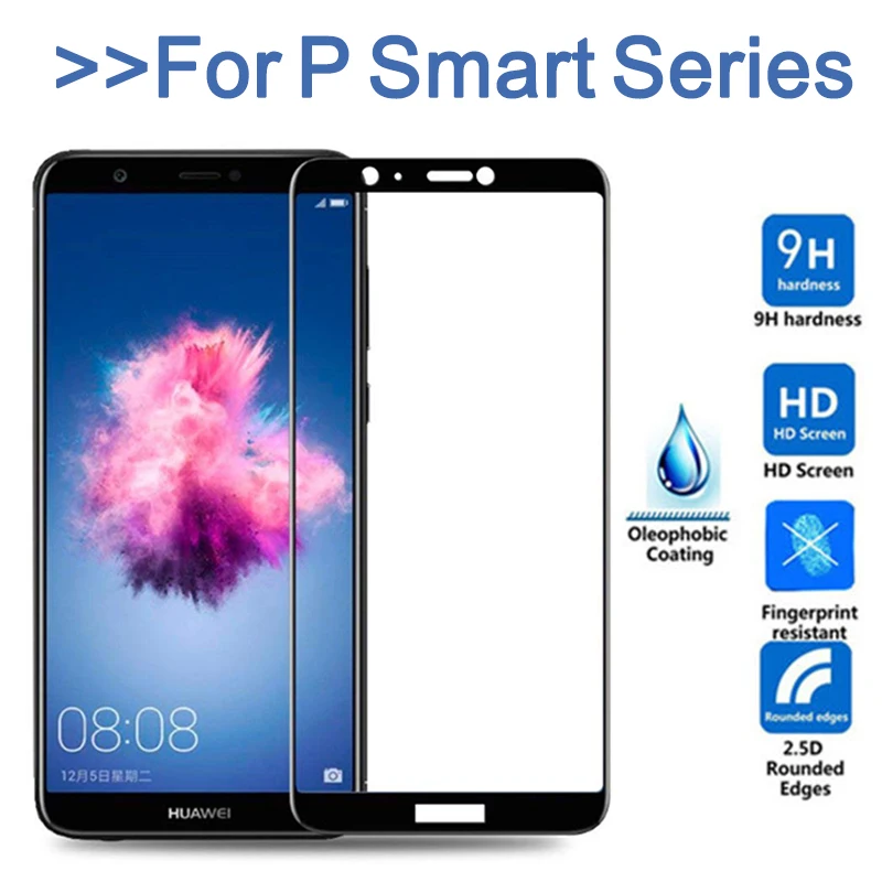 Защитное стекло для экрана Huawei P smart 2019 plus полное покрытие защита дисплея