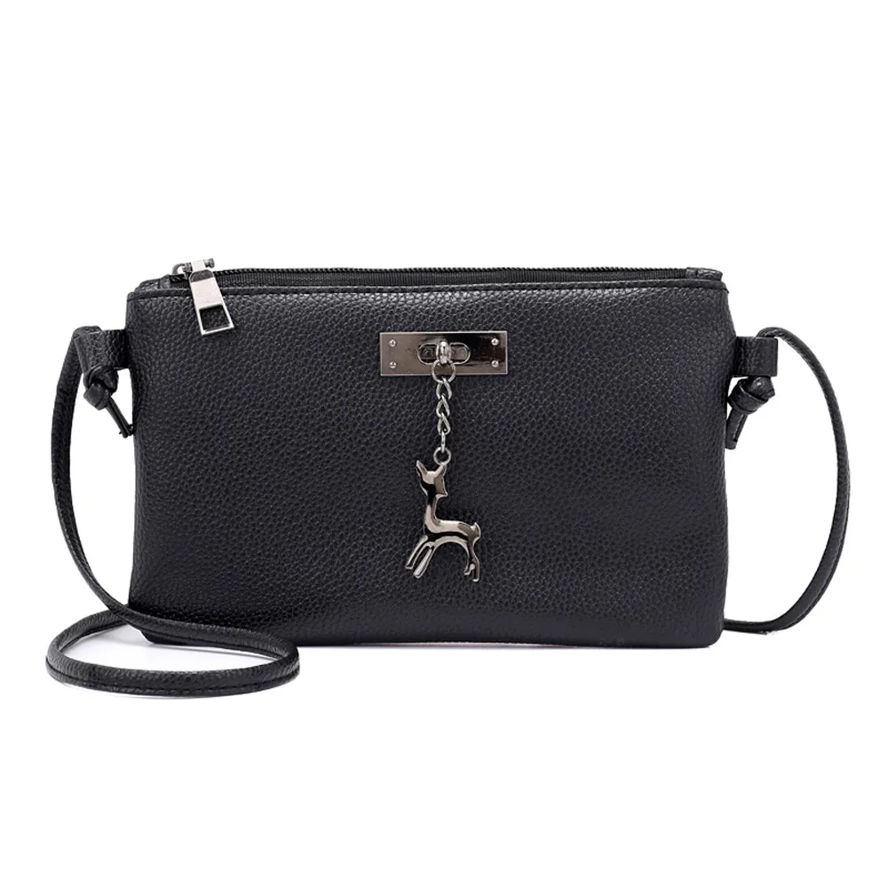 Womens Pure Color Leather zipper messenger Bag Small Deer Shoulder Messenger Bag Phone Coin bag torebki damskie handbags #P
Womens Pure Color Leather zipper messenger Bag Small Deer Shoulder Messenger Bag Phone Coin bag torebki damskie handbags #P