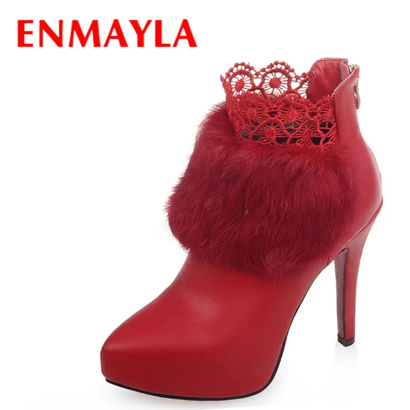 ENMAYLA Spring/Autumn New Fashion Ankle Boots High Heels for Women Fashion Charm Thin Heels Shoes Pointed Toe Large Size 34-39
ENMAYLA Spring/Autumn New Fashion Ankle Boots High Heels for Women Fashion Charm Thin Heels Shoes Pointed Toe Large Size 34-39