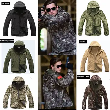 2018 Outdoor Hunting Jacket Coat Luker Shark Skin Softshell Men Clothes Tactical Outdoor Sport Camping Hiking Clothing
2018 Outdoor Hunting Jacket Coat Luker Shark Skin Softshell Men Clothes Tactical Outdoor Sport Camping Hiking Clothing