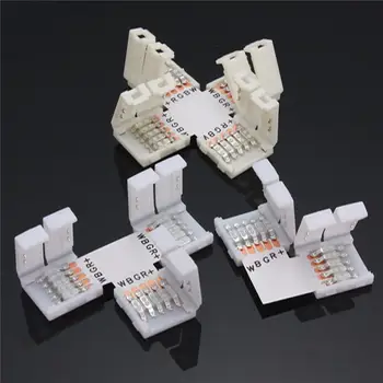 High Quality 5Pin 10mm X L T Shape LED PCB Adapter Strip Light Solderless For 5050 LED Light Strip RGBW/RGBWW
High Quality 5Pin 10mm X L T Shape LED PCB Adapter Strip Light Solderless For 5050 LED Light Strip RGBW/RGBWW