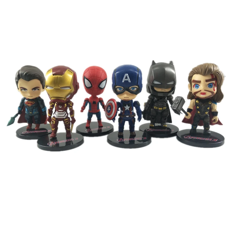 Marvel Avengers Iron Man Spider-Man Captain America Characters Action Figure Battle Edition PVC Collection Model Toys
Marvel Avengers Iron Man Spider-Man Captain America Characters Action Figure Battle Edition PVC Collection Model Toys