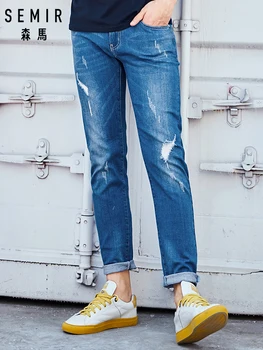 SEMIR 2019 Summer New Men Elastic Cotton Stretch Jeans Pants Loose Fit Denim Trousers Men's Brand Fashion Jeans
SEMIR 2019 Summer New Men Elastic Cotton Stretch Jeans Pants Loose Fit Denim Trousers Men's Brand Fashion Jeans