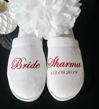 personalize Wedding bride bridesmaid close-toe Slippers,Bridal Slippers.Bachelorette party favors gifts,wedding favor gifts
personalize Wedding bride bridesmaid close-toe Slippers,Bridal Slippers.Bachelorette party favors gifts,wedding favor gifts