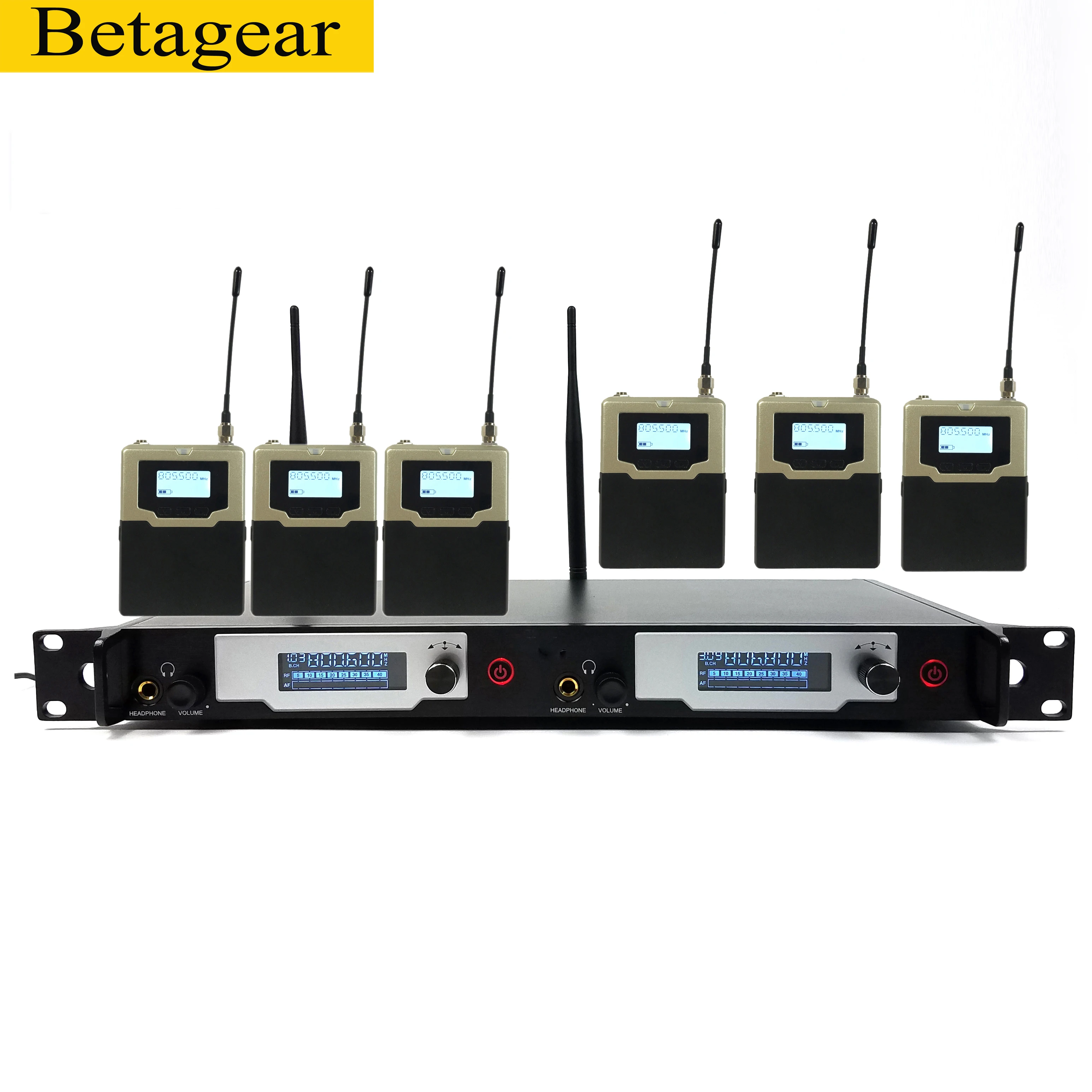 Betagear L9400 UHF IEM Stage monitoring In ear monitor wireless system porfessioanl audio 5 receiver for stage performance
Betagear L9400 UHF IEM Stage monitoring In ear monitor wireless system porfessioanl audio 5 receiver for stage performance