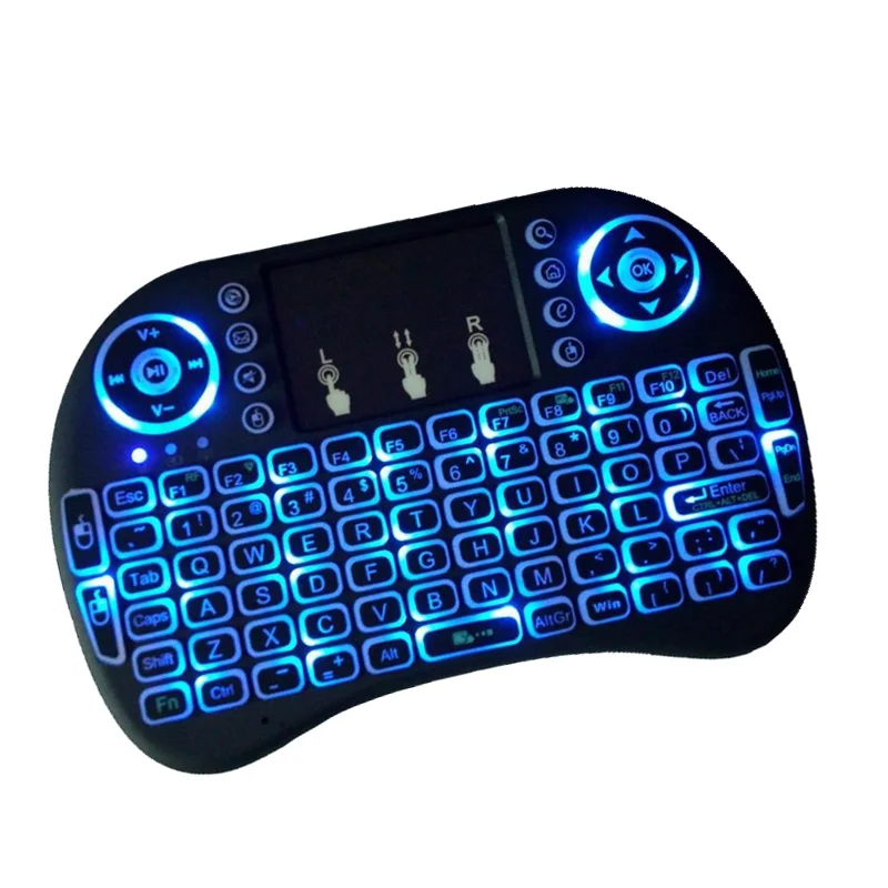 Mini Air Mouse i8 Gaming Keyboard Backlight Wireless Remote Control Touchpad Air Mouse For TV Box Notebook Tablet Desktop PC
Mini Air Mouse i8 Gaming Keyboard Backlight Wireless Remote Control Touchpad Air Mouse For TV Box Notebook Tablet Desktop PC