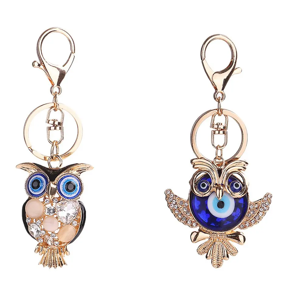 Rhinestone Cute Owl Keychain Blue Eyes Peacock Heart Metal Charming Keychain Bag Car Key Ring Charm Pendant for Purse Backpack
Rhinestone Cute Owl Keychain Blue Eyes Peacock Heart Metal Charming Keychain Bag Car Key Ring Charm Pendant for Purse Backpack