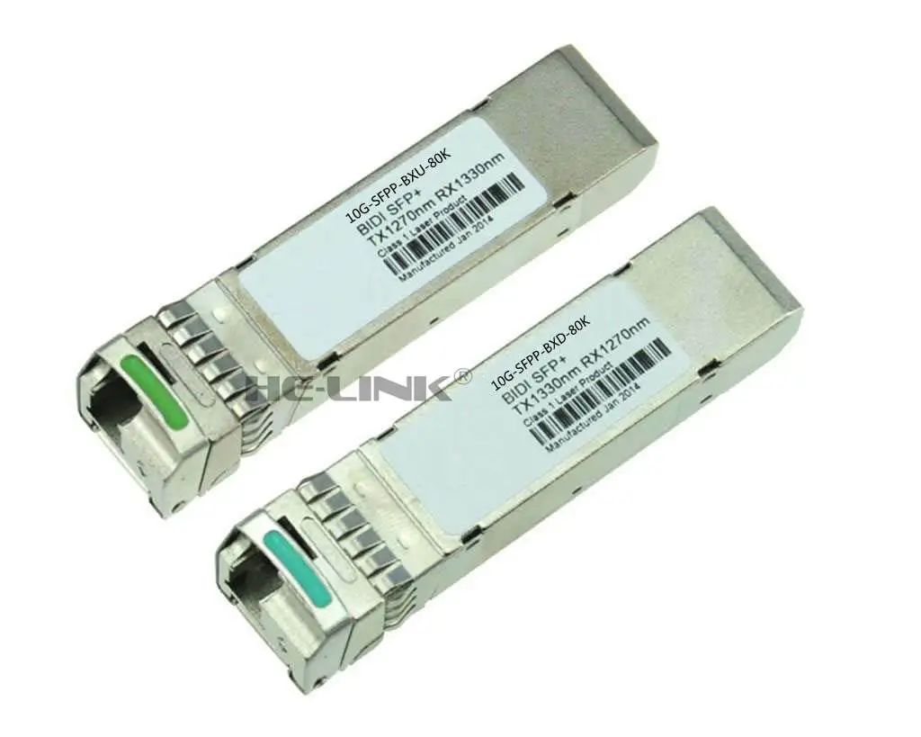 LODFIBER 10G-SFPP-BXU-80K/10G-SFPP-BXD-80K BRO-CA-DE Compatible Pair of BiDi SFP 10G 80km Transceiver
LODFIBER 10G-SFPP-BXU-80K/10G-SFPP-BXD-80K BRO-CA-DE Compatible Pair of BiDi SFP 10G 80km Transceiver