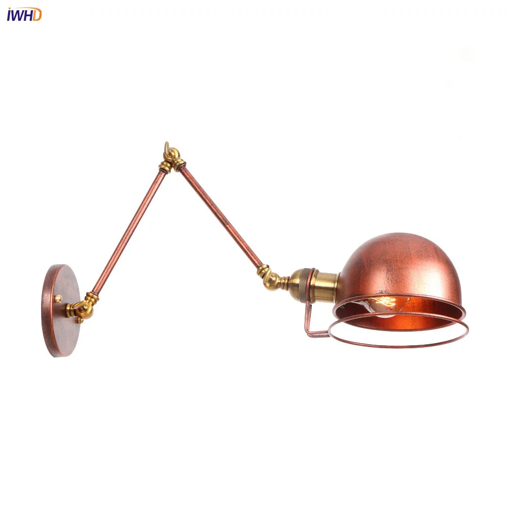 IWHD Rust Adjustable Swing Long Arm Wall Light Fixtures Home Lighting Loft Style Industrial Vintage Wall Lamp Sconce Luminaire
IWHD Rust Adjustable Swing Long Arm Wall Light Fixtures Home Lighting Loft Style Industrial Vintage Wall Lamp Sconce Luminaire