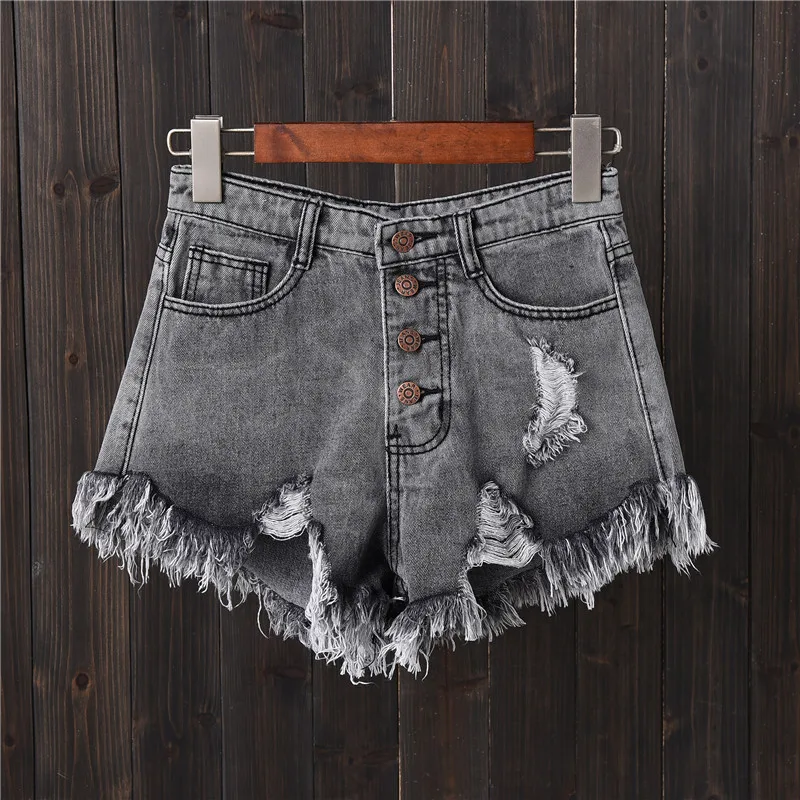 DANJEANER European and American BF Summer Wind Female High Waist Denim Shorts Women Worn Loose Burr Hole Jeans Shorts Plus Size
DANJEANER European and American BF Summer Wind Female High Waist Denim Shorts Women Worn Loose Burr Hole Jeans Shorts Plus Size