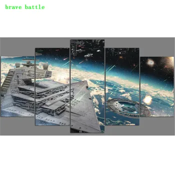 Star Destroyer Star Wars 5 Pieces Canvas Painting Print Living Room Home Decor Modern Wall Art Oil Painting Poster
Star Destroyer Star Wars 5 Pieces Canvas Painting Print Living Room Home Decor Modern Wall Art Oil Painting Poster