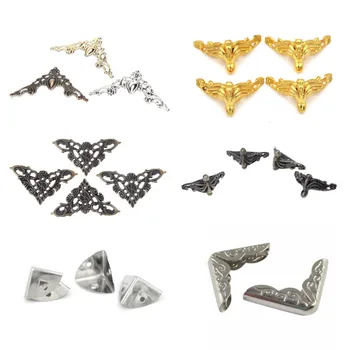 4/12pcs Iron Decorative Antique Jewelry Wine Gift Box Wooden Case Corner Protector Guard Bronze Decorate Your Desk Box
4/12pcs Iron Decorative Antique Jewelry Wine Gift Box Wooden Case Corner Protector Guard Bronze Decorate Your Desk Box
