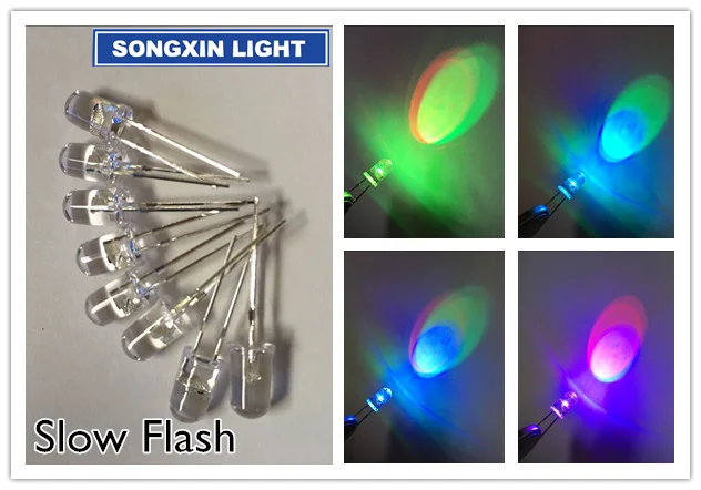 100 pcs 5mm Round Slow/Fast RGB Flash Rainbow MultiColor Red Green Blue light emitting diode LED free shipping
100 pcs 5mm Round Slow/Fast RGB Flash Rainbow MultiColor Red Green Blue light emitting diode LED free shipping