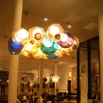 Postmodern Loft Villa Hall Colorful Glass Chandelier Creative Ball Bedroom Dinner Girls Room Cafe Decro Hanging Light Fixtures
Postmodern Loft Villa Hall Colorful Glass Chandelier Creative Ball Bedroom Dinner Girls Room Cafe Decro Hanging Light Fixtures