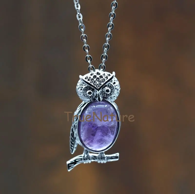 20171010-NM7651- Silver Electoplated Owl Necklace-18inch-8.67g_3