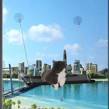 Cute Pet Hanging Beds Bearing Cat Sunny Seat Window Mount Pet Cat Hammock Comfortable Cat Pet Bed With Suction
Cute Pet Hanging Beds Bearing Cat Sunny Seat Window Mount Pet Cat Hammock Comfortable Cat Pet Bed With Suction