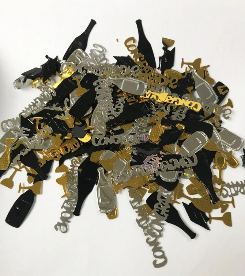 Graduation Confetti 15g/pack Graduation Season New Confetti, Congratulations, Champagne Bottles, Doctor Cap Mixed Confettis
Graduation Confetti 15g/pack Graduation Season New Confetti, Congratulations, Champagne Bottles, Doctor Cap Mixed Confettis