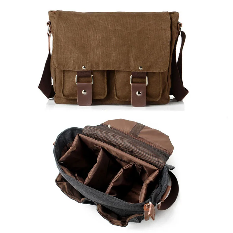 Roadfisher Vintage Casual Canvas Photograph Camera Messenger Shoulder Bag Insert Case Pack For Canon Nikon Sony Fuji Leica Ricoh
Roadfisher Vintage Casual Canvas Photograph Camera Messenger Shoulder Bag Insert Case Pack For Canon Nikon Sony Fuji Leica Ricoh