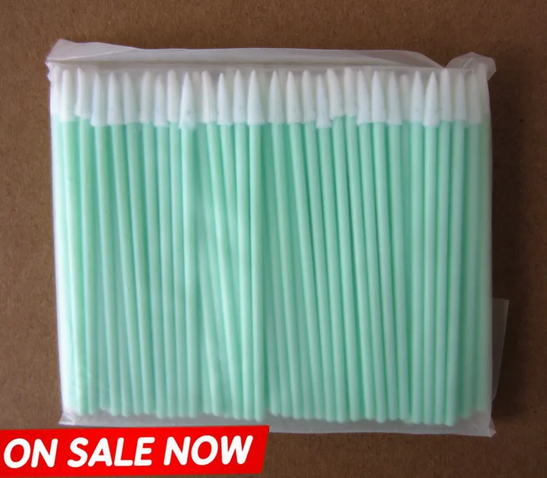 

100 pcs ESD Small Tip Foam Tipped Non-Sterile cleaning Applicators/Swabs with Static Dissipative Polypropylene Shaft