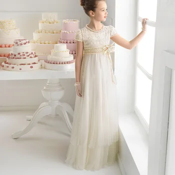 New Arrivals Kids Girl Fashion Dresses Lovely Princess Girls Lace Appliques Girls First Communion Pageant Dress
New Arrivals Kids Girl Fashion Dresses Lovely Princess Girls Lace Appliques Girls First Communion Pageant Dress