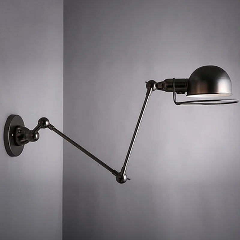 Loft retro European Industrial personality living room restaurant bar bedlamp mechanical arm with switch lamp
Loft retro European Industrial personality living room restaurant bar bedlamp mechanical arm with switch lamp