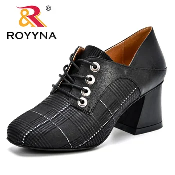 ROYYNA New Fashion Style Women Pumps Microfiber Lace Up Female Dress Shoes Square High Heels Lady Office Shoes Free Shipping
ROYYNA New Fashion Style Women Pumps Microfiber Lace Up Female Dress Shoes Square High Heels Lady Office Shoes Free Shipping