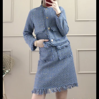 New arrivel women's sets autumn winter 2020 celebrities small sweet wind two slip a momentum fashion dress with coats YKN1125
New arrivel women's sets autumn winter 2020 celebrities small sweet wind two slip a momentum fashion dress with coats YKN1125