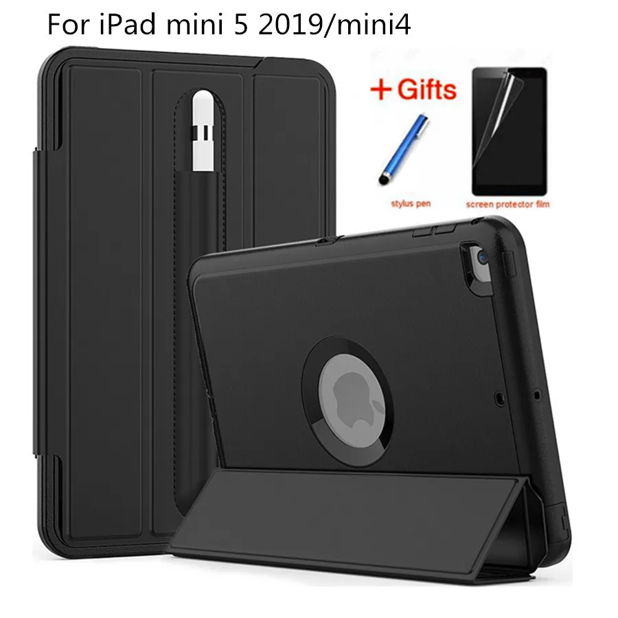 For iPad mini 5 Case Model A2133 Pencil Holder Cover For iPad mini 5 mini 4 7.9 inch Funda Tablet Hard Skin Stand Shell+Film+Pen
For iPad mini 5 Case Model A2133 Pencil Holder Cover For iPad mini 5 mini 4 7.9 inch Funda Tablet Hard Skin Stand Shell+Film+Pen