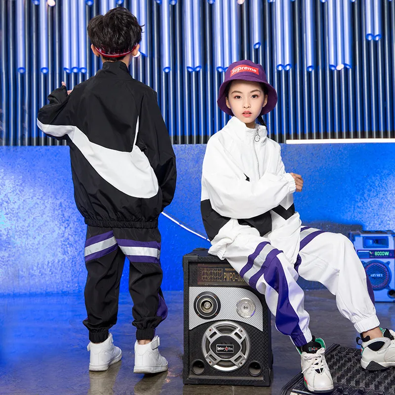New High Quality 2019 Children's Street Dance Suit Hip Hop Tide Autumn Children's Street Dance Costume Girls Jazz Dance Clothes
New High Quality 2019 Children's Street Dance Suit Hip Hop Tide Autumn Children's Street Dance Costume Girls Jazz Dance Clothes