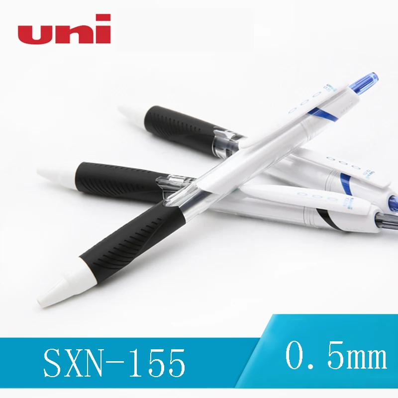 Фото 1 шт. Япония UNI прессы масляная ручка SXN-155 Студенческая черная синяя офисная