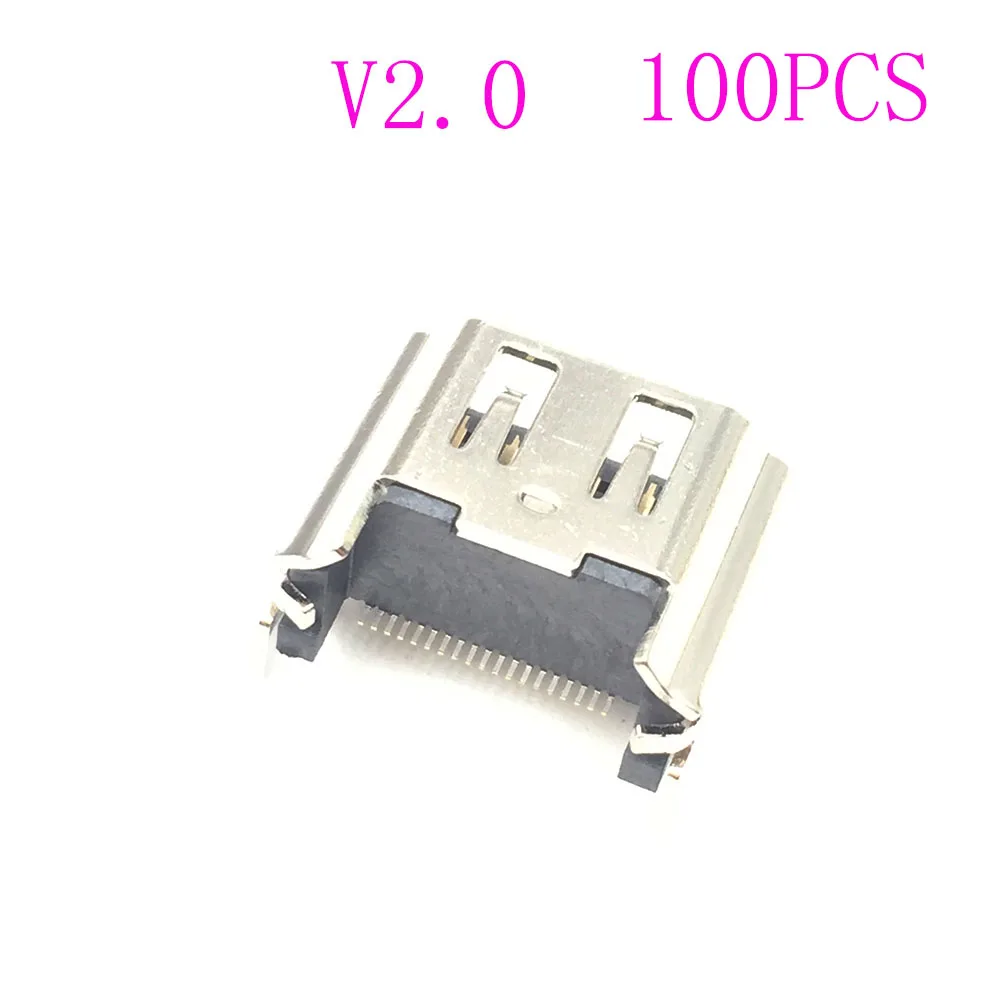 100 шт. разъем для игровой станции 4 PS4 HDMI|connector hdmi|connector 1/4connector 10 |