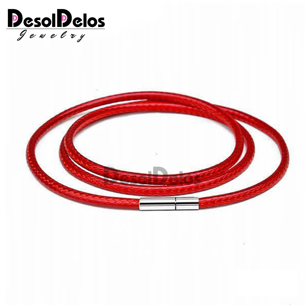 1mm 1.5mm 2mm 3mm Necklace Cord Leather Cord Wax Rope Chain Necklace 316L Stainless Steel Tube Clasp DIY Jewelry Accessories
1mm 1.5mm 2mm 3mm Necklace Cord Leather Cord Wax Rope Chain Necklace 316L Stainless Steel Tube Clasp DIY Jewelry Accessories