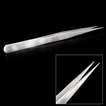 10PCS Vetus ST-12 Precision Stainless Steel Straight Tweezers for Mobile Phone Tablet PC Repair Tools