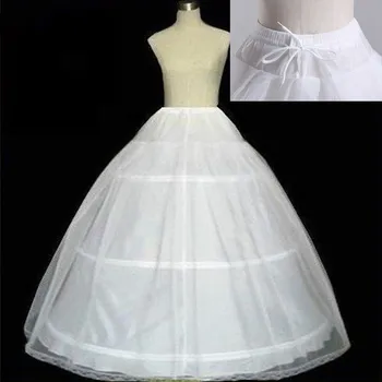 High Quality Crinoline Slip Underskirt For Wedding Dress Bridal Gown White 3 Hoops Petticoat 2019
High Quality Crinoline Slip Underskirt For Wedding Dress Bridal Gown White 3 Hoops Petticoat 2019