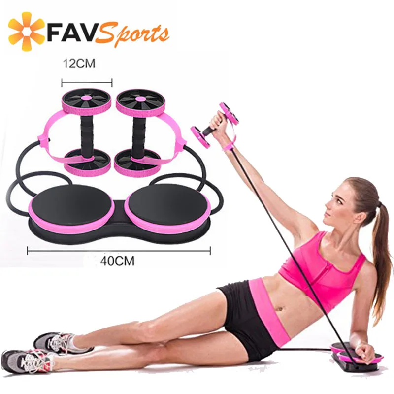 Dual Wheel Fitness Trainer abdominal Fitness AB Roller Crossfit Resistance Pull Rope Body Building abs simulator Home Gym
Dual Wheel Fitness Trainer abdominal Fitness AB Roller Crossfit Resistance Pull Rope Body Building abs simulator Home Gym