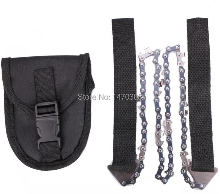 24 Inch Outdoor survival wire saw manual chain with Pouch professional grade Emergency tool Pocket | Спорт и развлечения