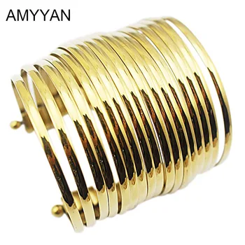 Dubai Big Heavy Cuff Bracelet Bangle Beautiful Gold Color Stainless Steel Bracelet Fashion Jewelry Bijoux Pulsera Mujer Gift
Dubai Big Heavy Cuff Bracelet Bangle Beautiful Gold Color Stainless Steel Bracelet Fashion Jewelry Bijoux Pulsera Mujer Gift