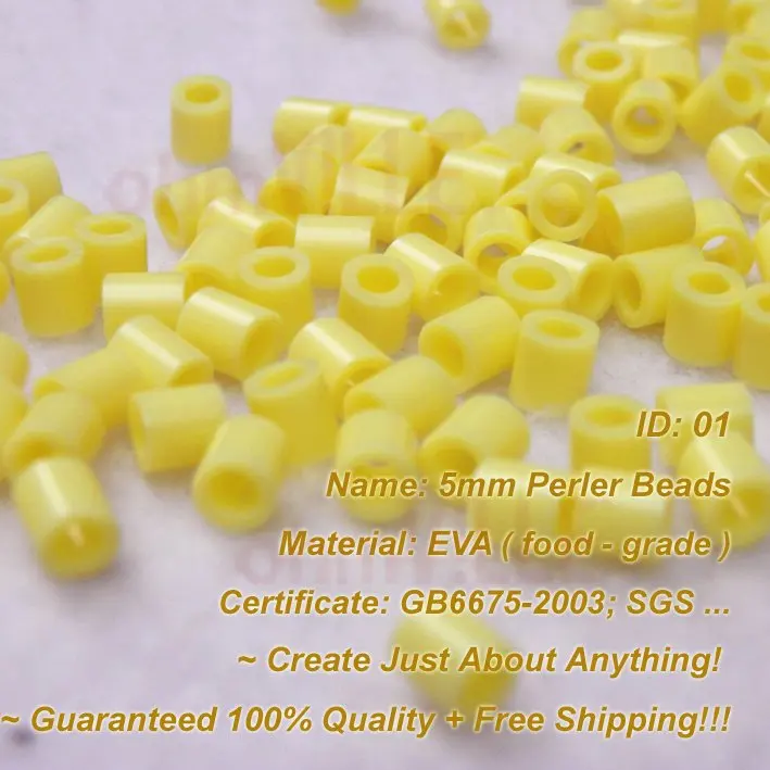 5mm Perler Beads ( Yellow Id:01 ) Hama Beads, Fused Beads ~ Create Just About Anything ~guaranteed 100% Quality + Free Shipping
5mm Perler Beads ( Yellow Id:01 ) Hama Beads, Fused Beads ~ Create Just About Anything ~guaranteed 100% Quality + Free Shipping