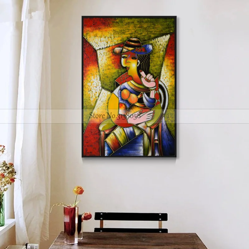 High Quality 100% Handmade oil painting on canvas Famous artist abstract painting beautiful woman wall art decoration picture
High Quality 100% Handmade oil painting on canvas Famous artist abstract painting beautiful woman wall art decoration picture