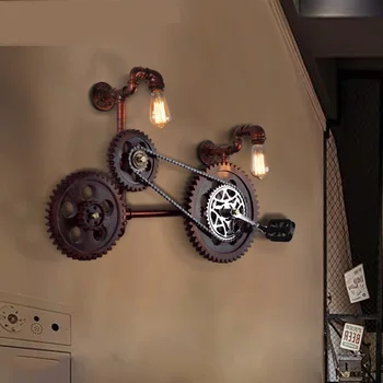 Loft industrial wind wall lamp corridor living room gear decorative water pipes lamps and lanterns bedroom retro ZA621 ZL211
Loft industrial wind wall lamp corridor living room gear decorative water pipes lamps and lanterns bedroom retro ZA621 ZL211