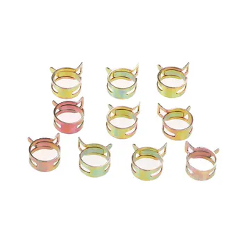 100Pcs Fuel Spring Clip Vacuum Silicon Hose Clamp Fuel Line Hose Water Pipe Air Tube Clamps Fastener 10Size 6-22mm
100Pcs Fuel Spring Clip Vacuum Silicon Hose Clamp Fuel Line Hose Water Pipe Air Tube Clamps Fastener 10Size 6-22mm