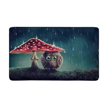 Little Owl Sitting Under Mushrooms Indoor Doormat Latex Backing Non Slip Door Mat Entrance
Little Owl Sitting Under Mushrooms Indoor Doormat Latex Backing Non Slip Door Mat Entrance