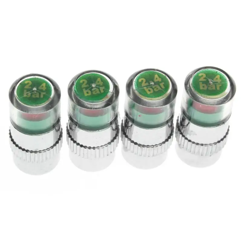 4Pcs 36 PSI Tire Tyre Pressure Indicator Valve Stem Caps Sensor 3 Color Eye Wheel Air Press Alert Diagnostic-tool Car-styling
4Pcs 36 PSI Tire Tyre Pressure Indicator Valve Stem Caps Sensor 3 Color Eye Wheel Air Press Alert Diagnostic-tool Car-styling